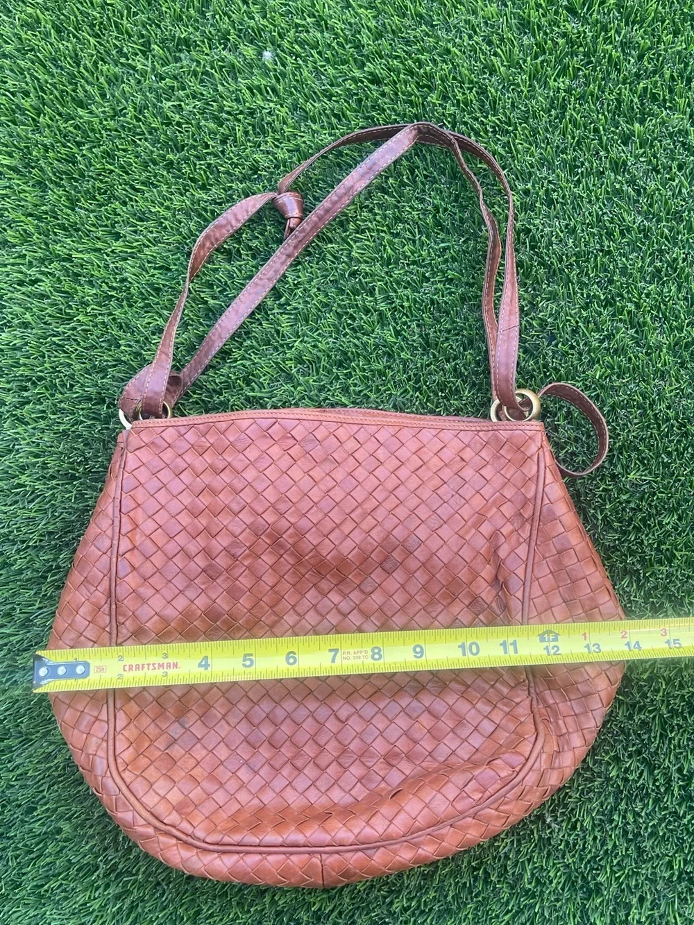 Vintage Bottega Veneta Intrecciato Leather Hobo Bag - Dual Aesthetic 1980s